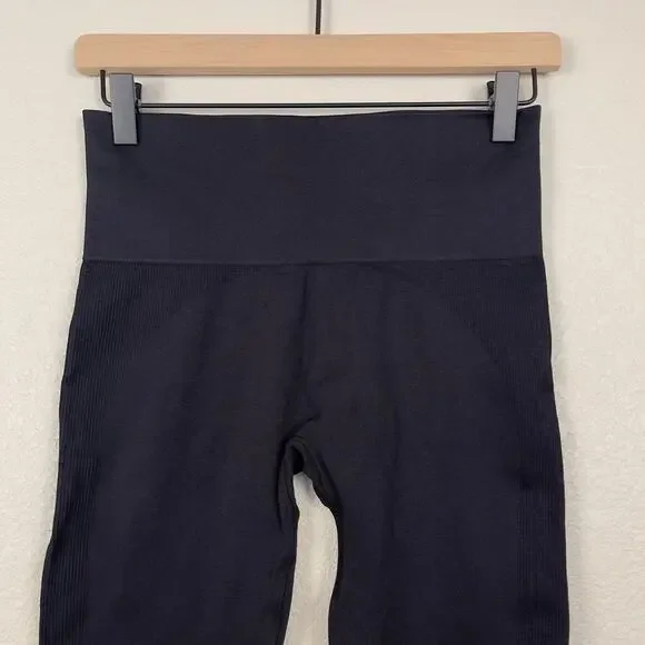 Set Active Sculptflex Power High Rise Leggings Black Size Medium Athleisure Yoga - Picture 5 of 11